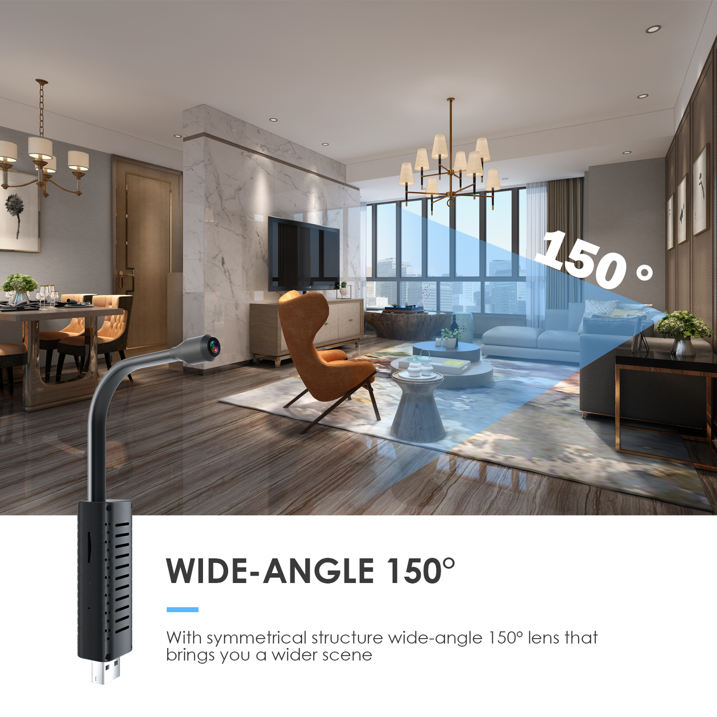 Mini Spy Camera, 1080P HD Wireless Wifi Hidden Camera Nanny Cam with App Remote Access, Motion Detection, Video Recorder - USB Plug Covert Security Camera for Home