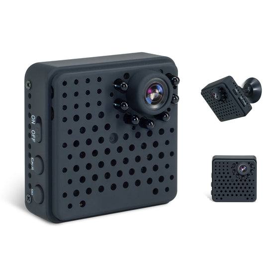 Spy Camera WiFi Hidden Camera with HD Live Feed, Night Vision, PIR Motion Detection, Cloud & Local Storage/64G SD Card, Wide-Angle Monitoring, App Remote Access, Mini Security Camera for Home/Office